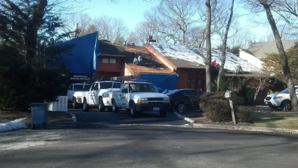 Tom Jannace Roofing residential services in Suffolk County