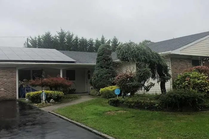 Storm damage roof repair